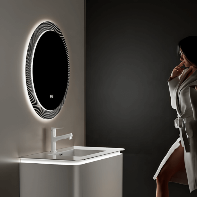 LED Round Mirrors for Bright and Clear Reflections