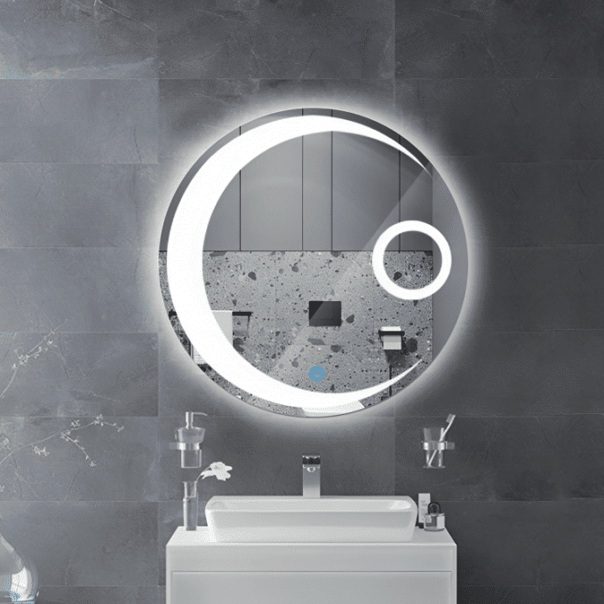 Functional and Elegant Round LED Bathroom Mirrors