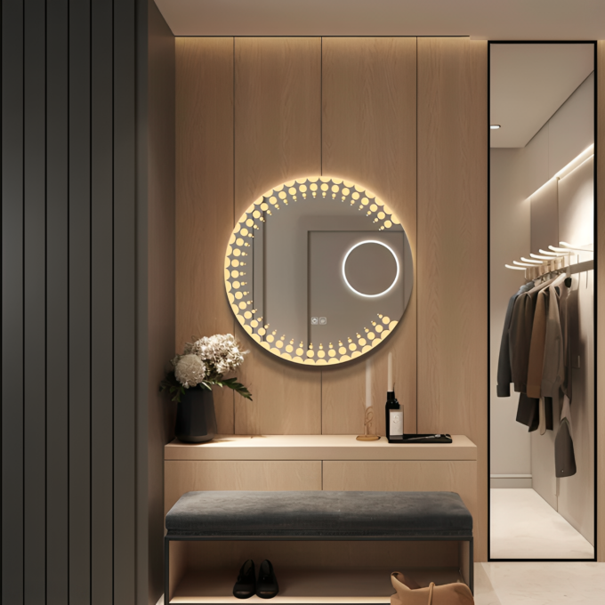 Bathroom Round LED Mirrors for a Spa-Like Experience
