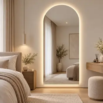 Espejo Ovalado LED para Baño